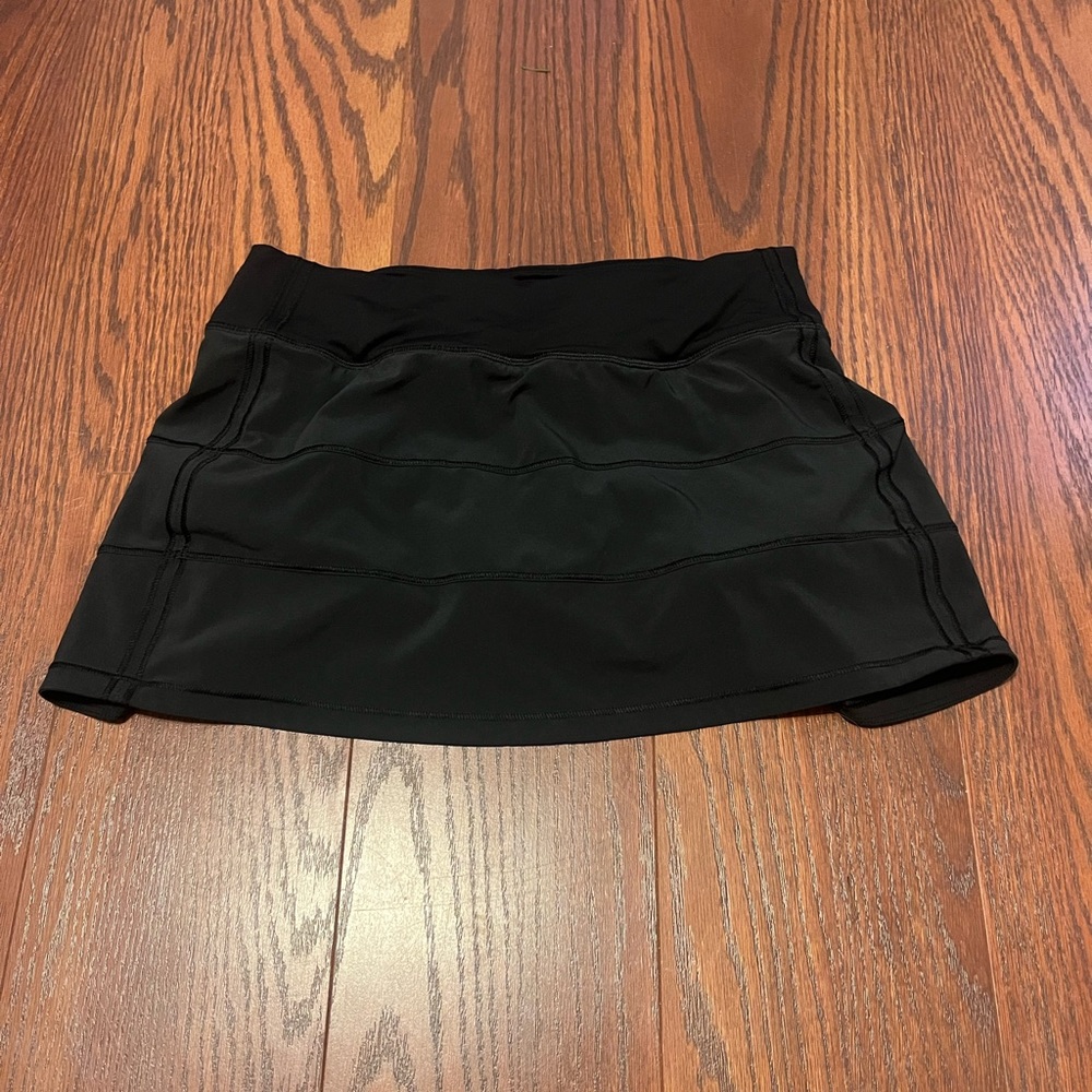 lululemon black athletic skirt